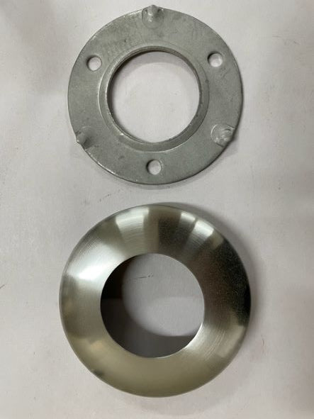 Base flange for 50.8mm round tube / posts